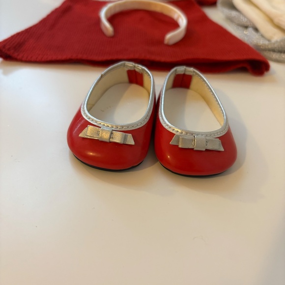 American Girl Doll 2010 Retired Ruby And Ribbon Dress Holiday Outfit in … - Picture 7 of 12
